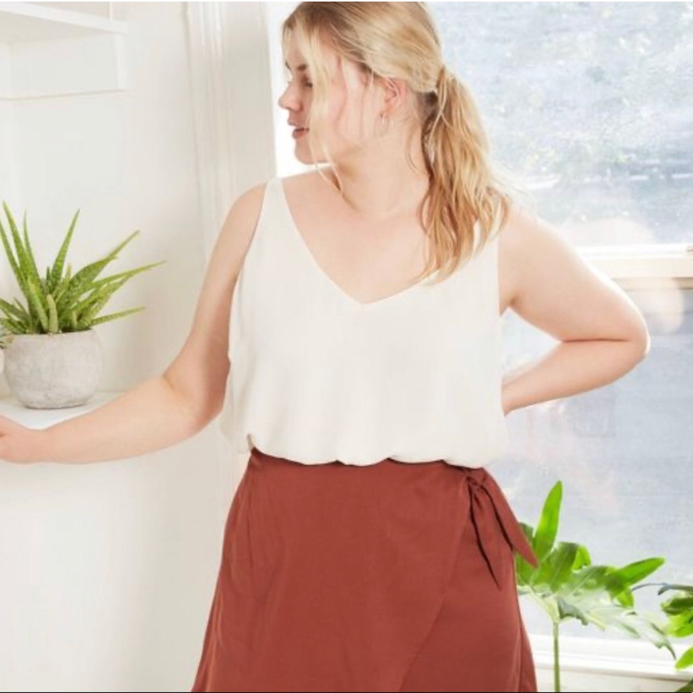 Target A New Day White Tank Top